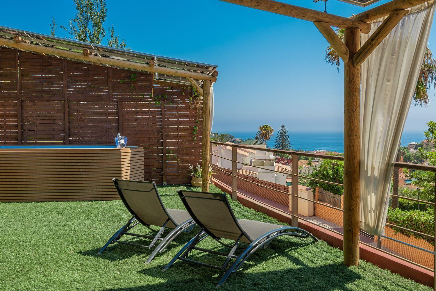 Apartament Sea View With Shared Terrace Malaga Zewnętrze zdjęcie